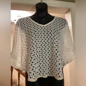 Cute White Shawl - One Size Fits Most